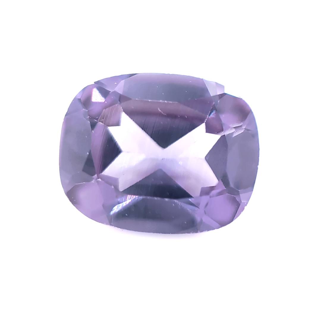 Rectangle Cushion Synthetic Alexandrite (Color-Change Sapphire) Corundum (White Cool Light)