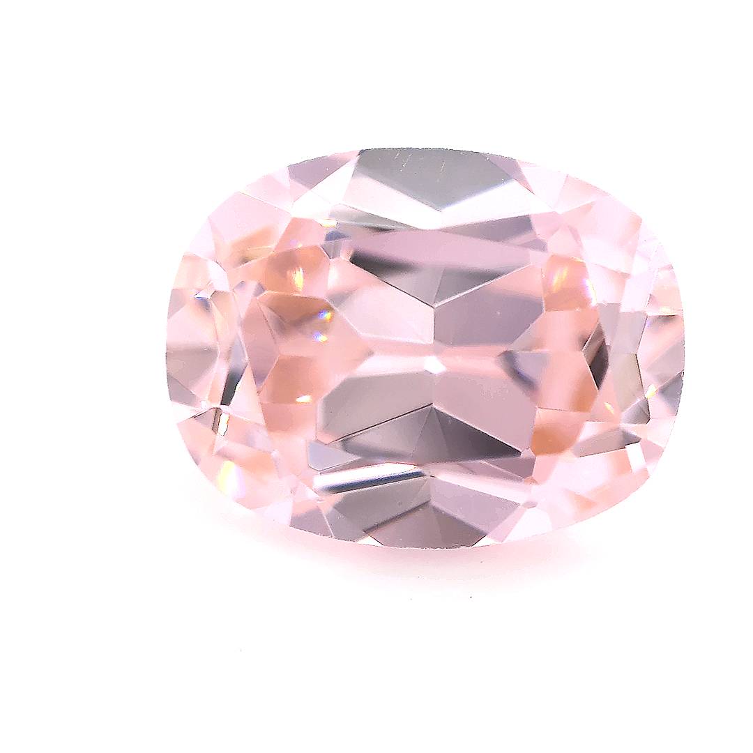 Rectangle Cushion Pink CZ