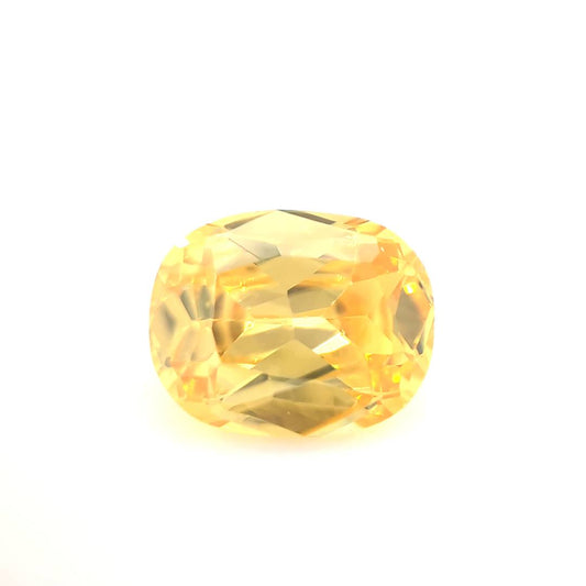 Rectangle Cushion Yellow CZ