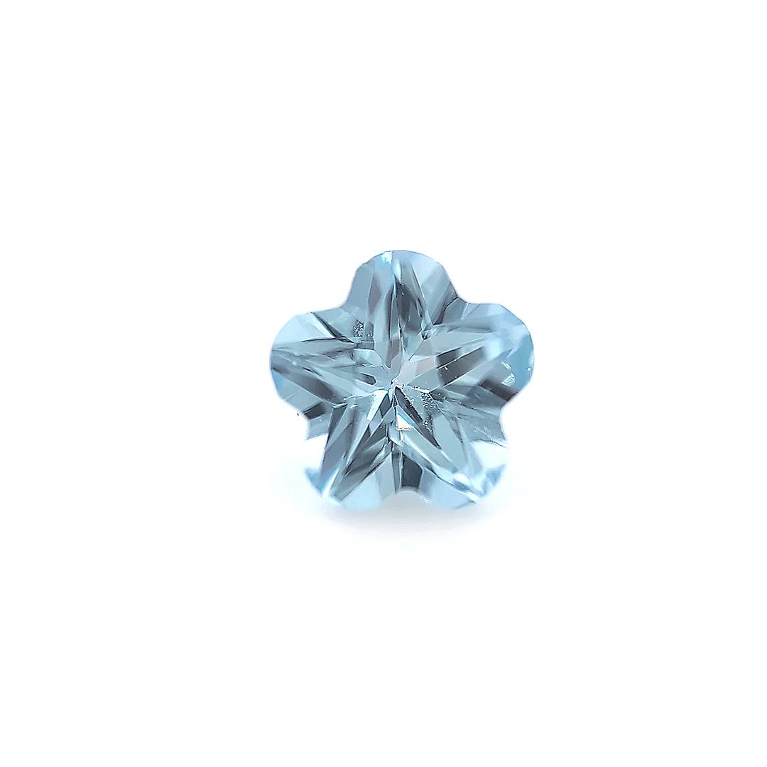 Flower Synthetic Aquamarine Spinel