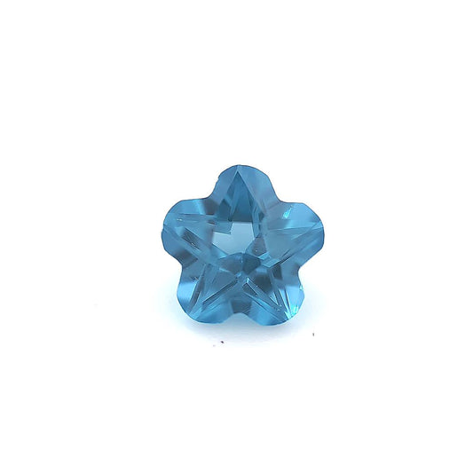 Flower Synthetic Blue Zircon Spinel