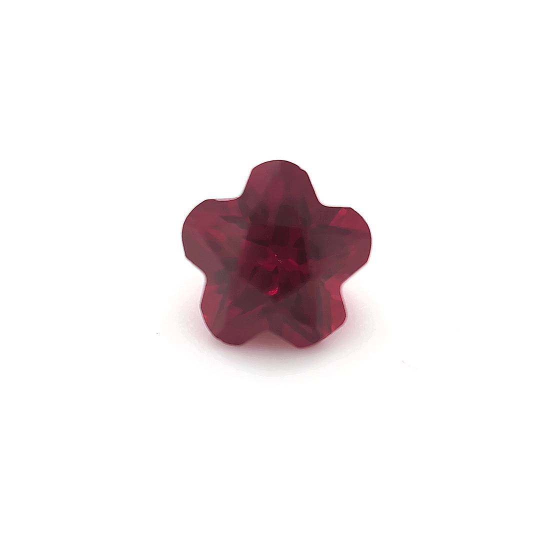 Flower Synthetic Garnet Corundum