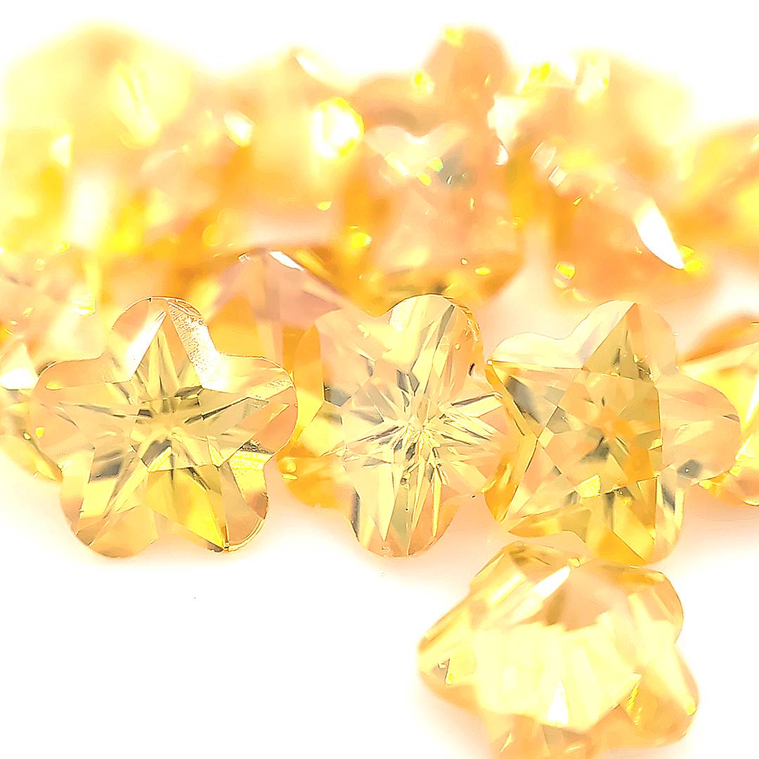 Flower Yellow CZ