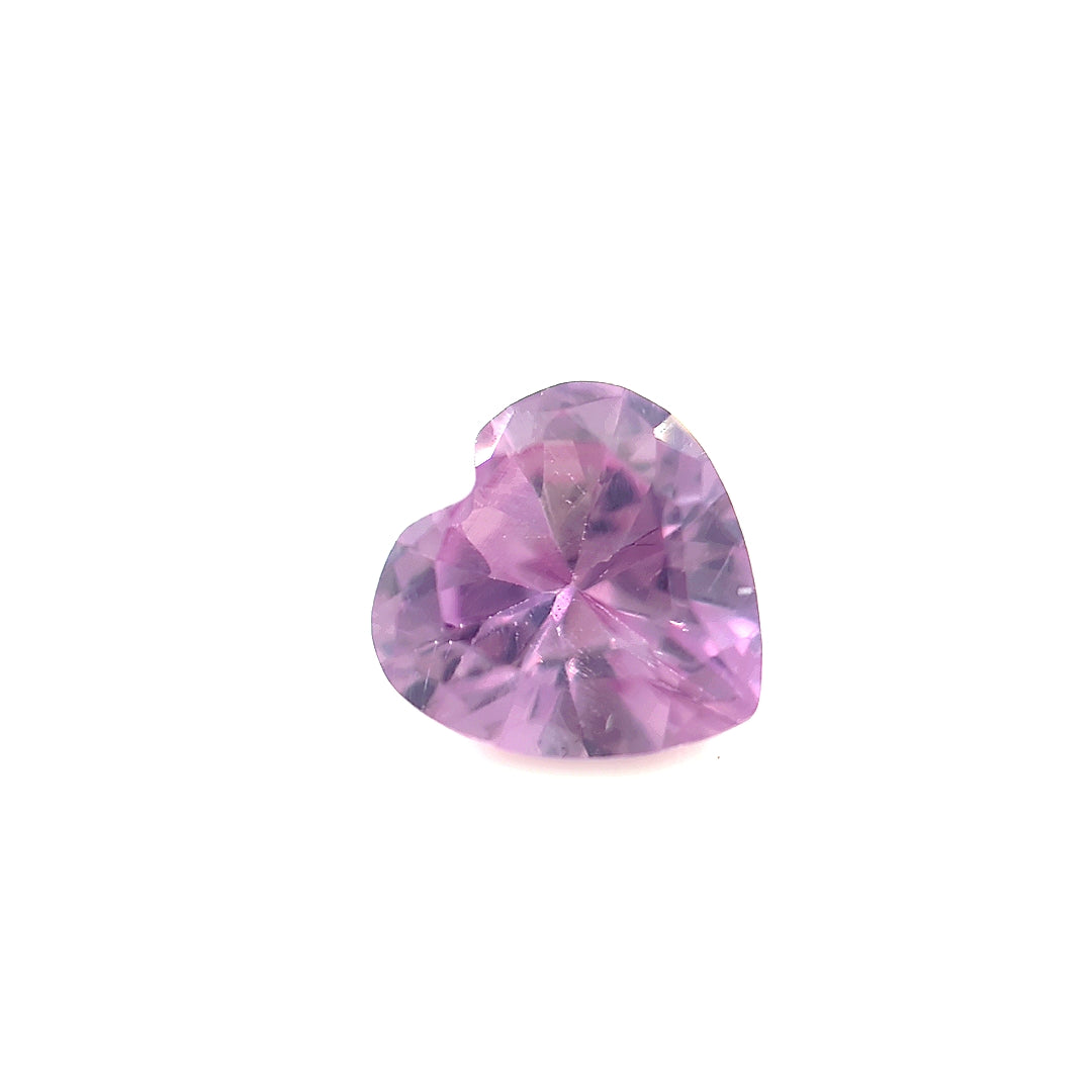 Heart Synthetic Alexandrite (Color Change) Corundum