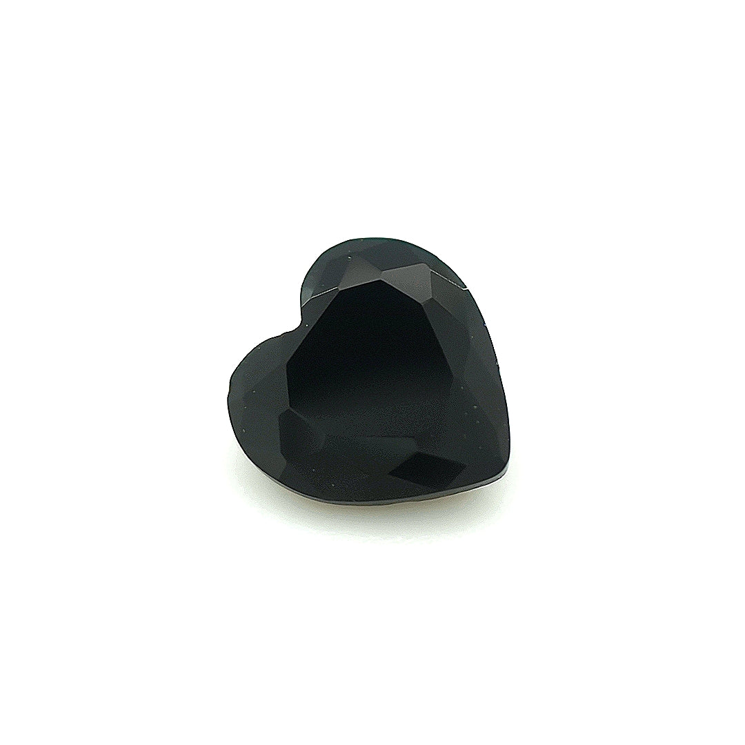 Heart Black Glass