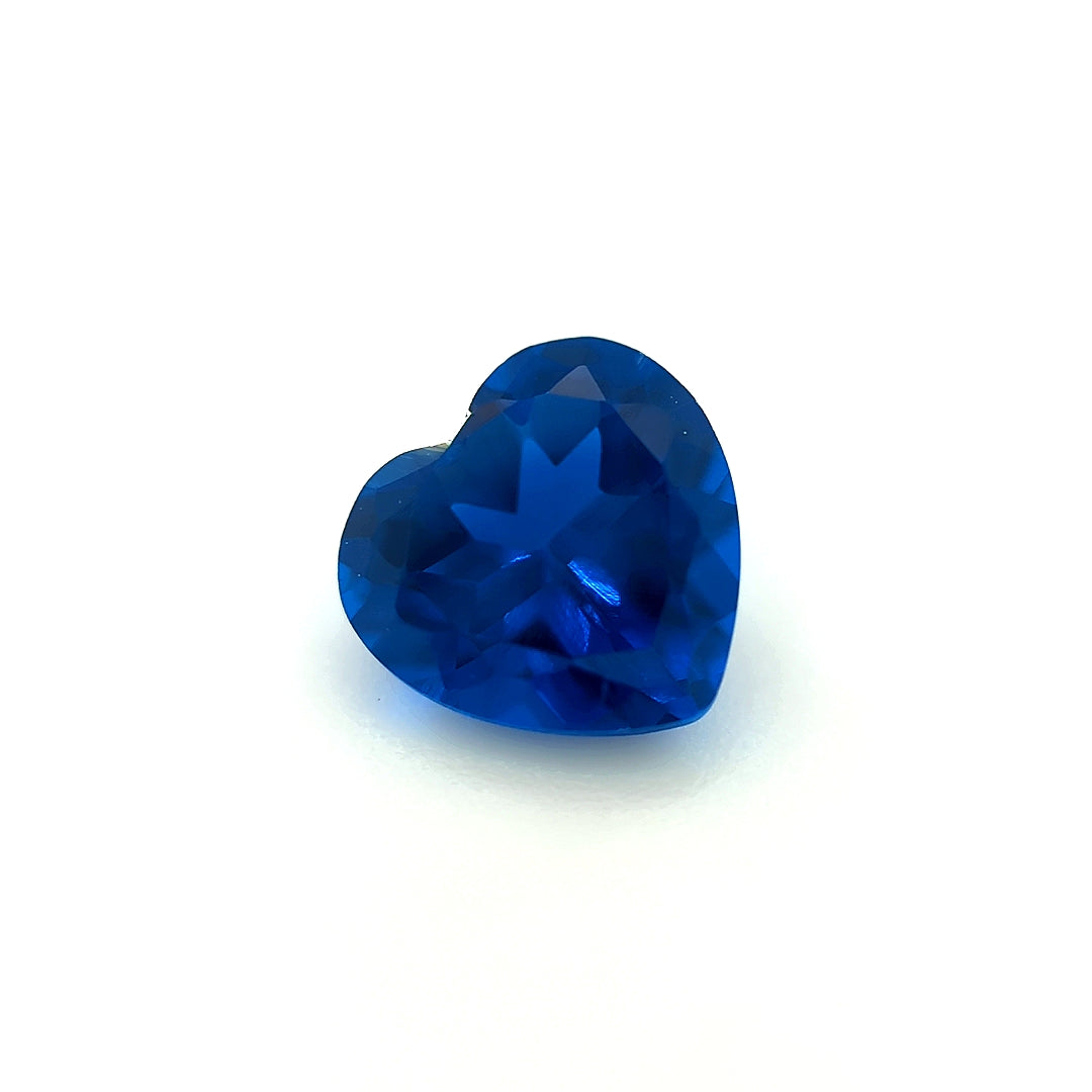 Heart Synthetic Blue Spinel