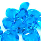 Heart Blue Zircon Glass