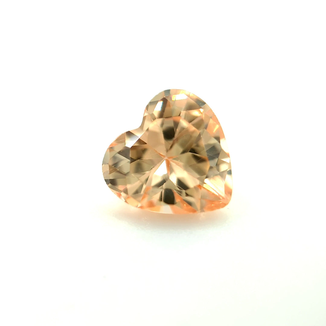 Heart Champagne CZ