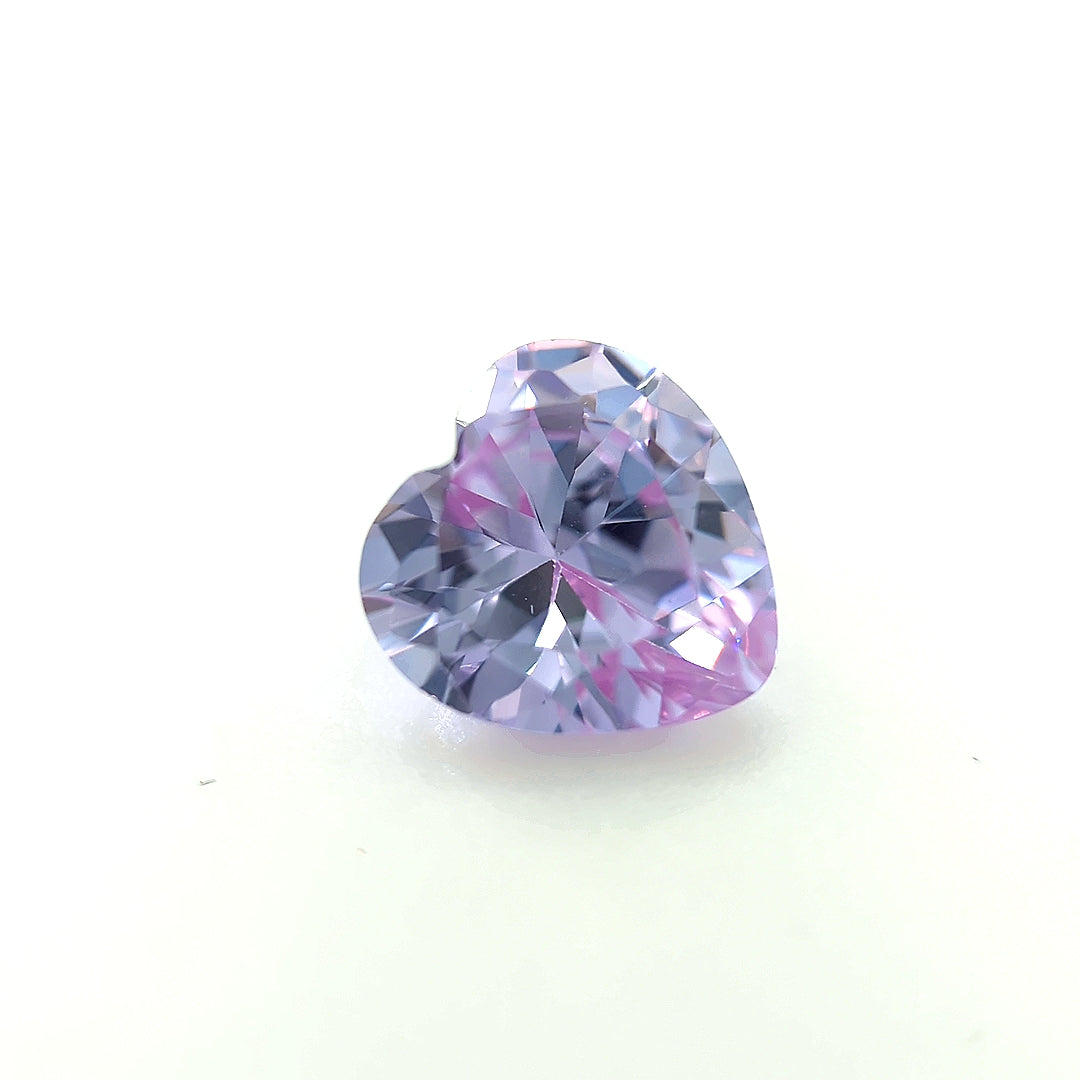 Heart Lavender CZ