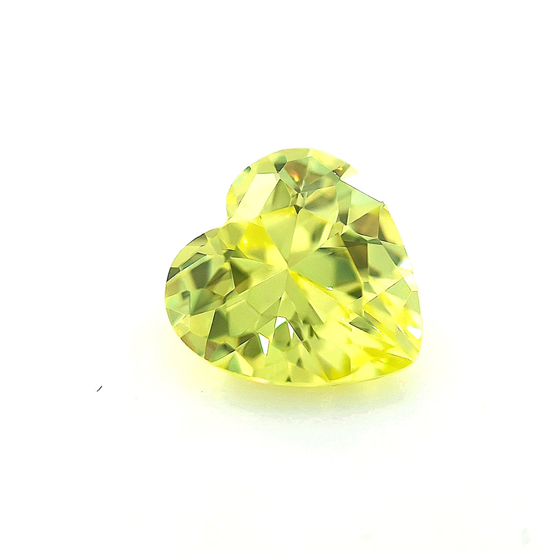 Heart Lime CZ