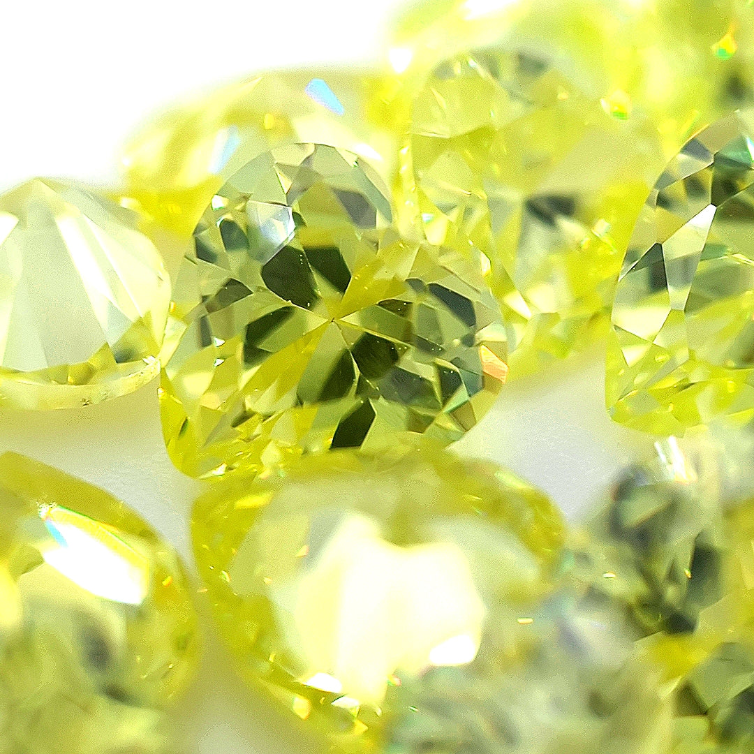 Heart Lime CZ