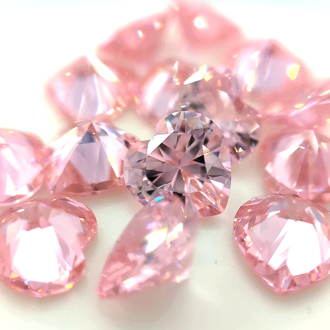 Heart Pink CZ