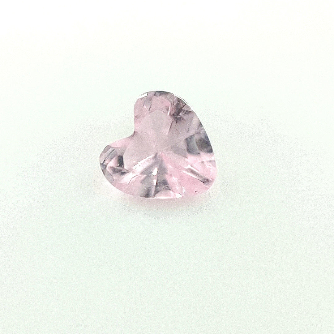 Heart Pink Glass