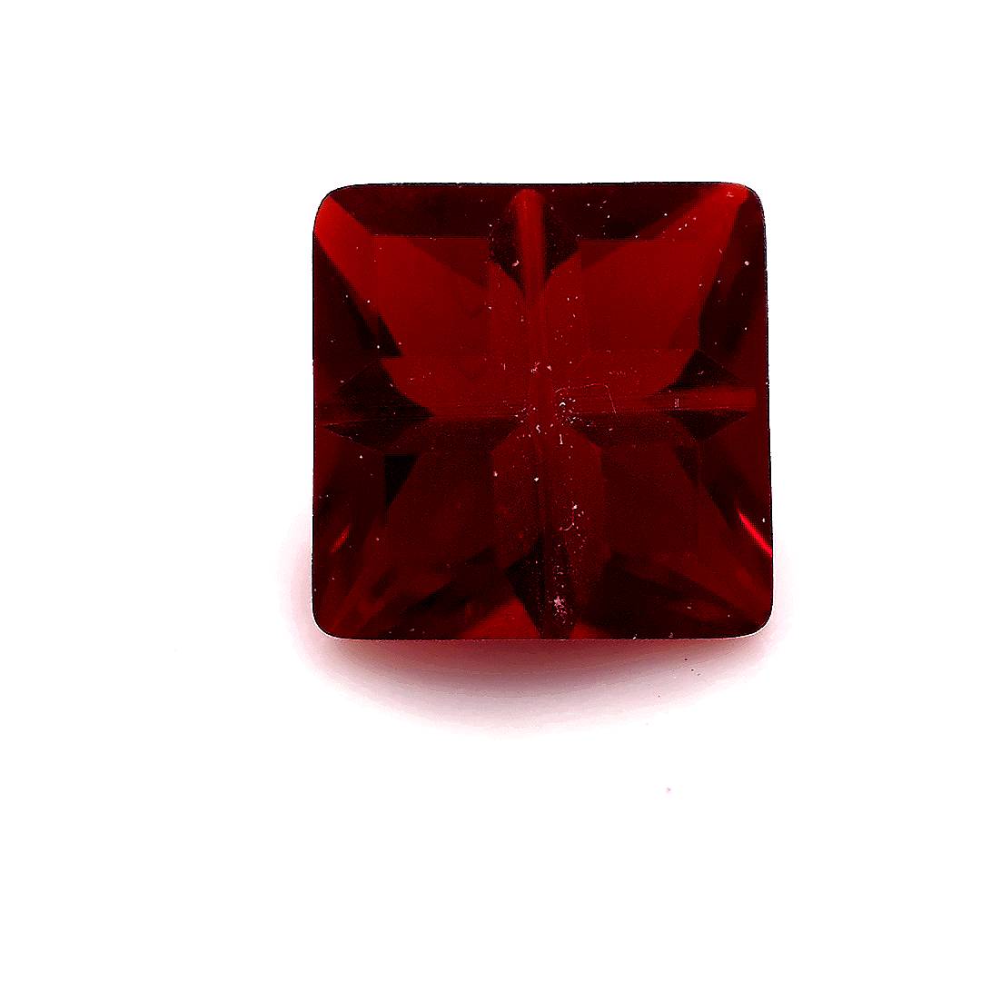 Invisible Square Garnet Glass