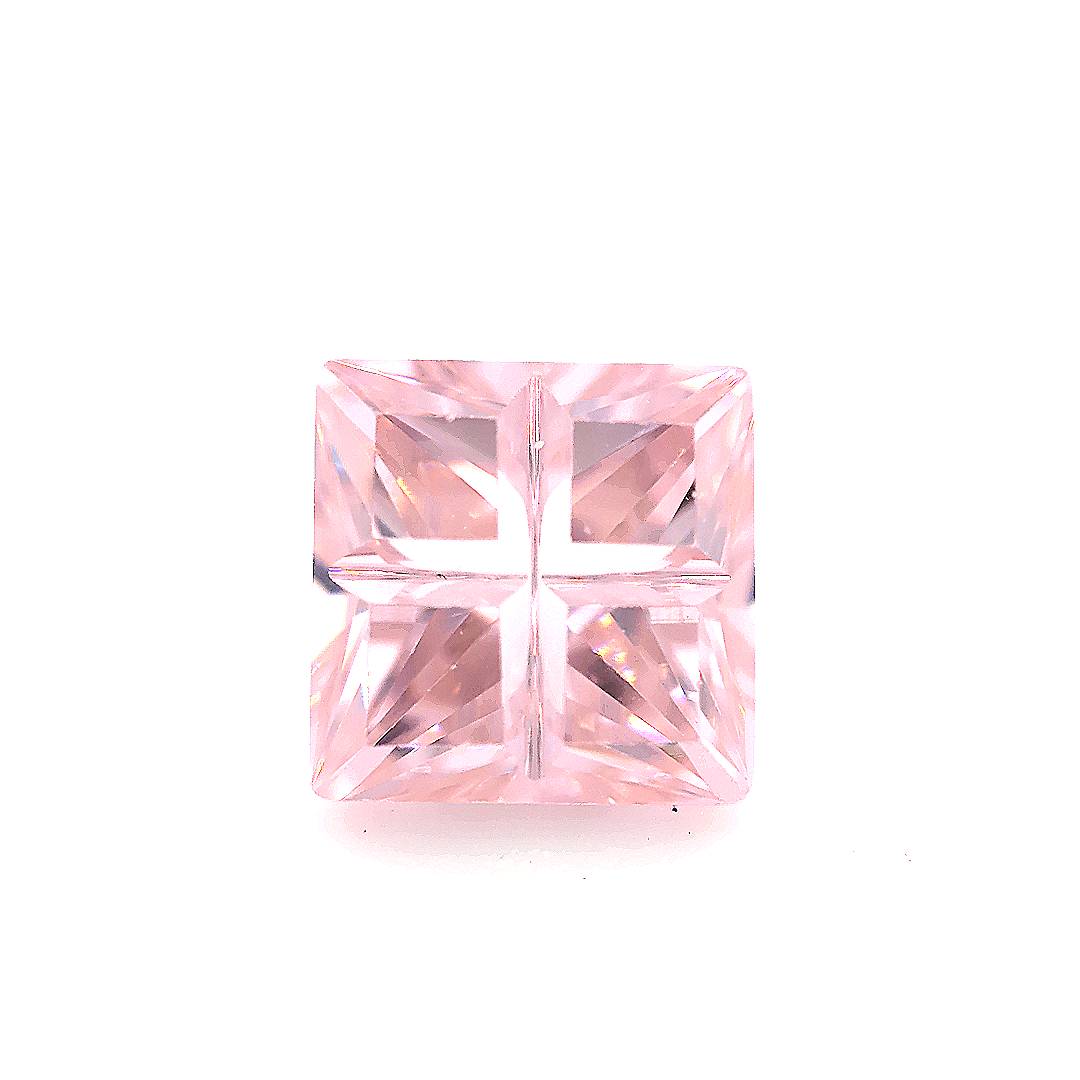 Invisible Square Pink CZ