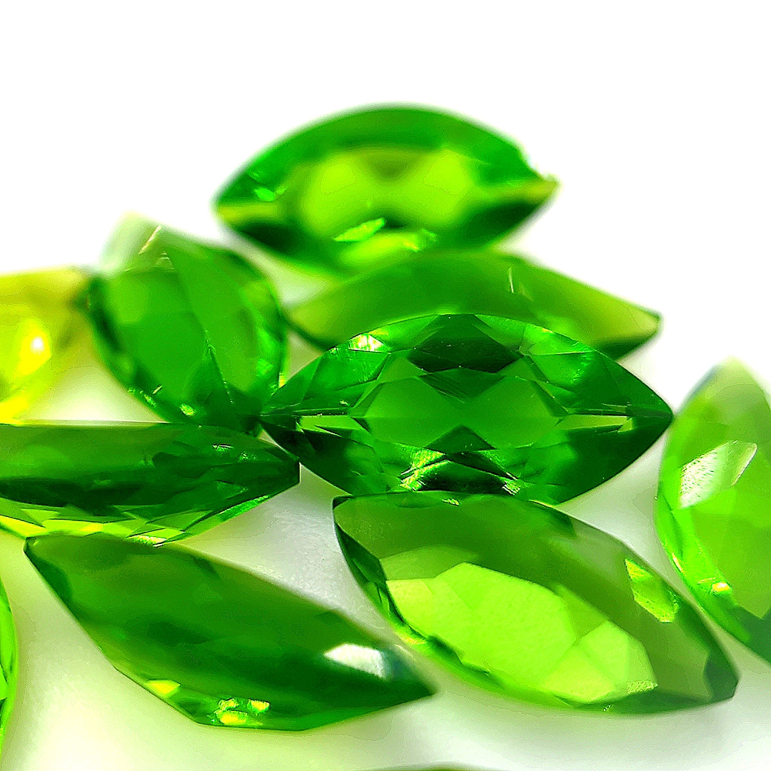 Marquise Peridot Glass