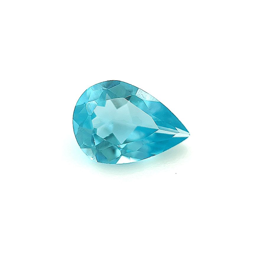 Pear Aquamarine Glass