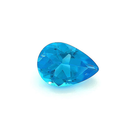 Pear Blue Zircon Glass