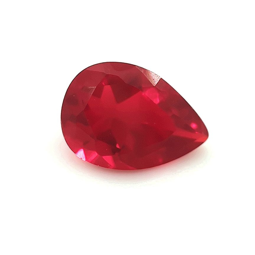 Pear Red Glass