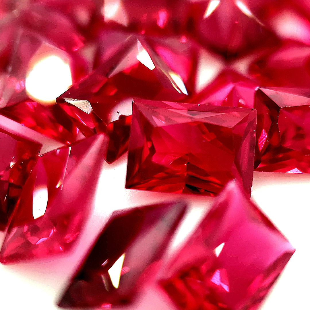 Rectangle Synthetic Garnet Corundum