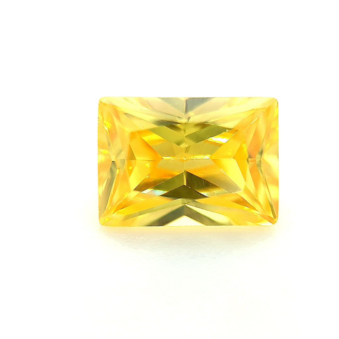 Rectangle Yellow CZ