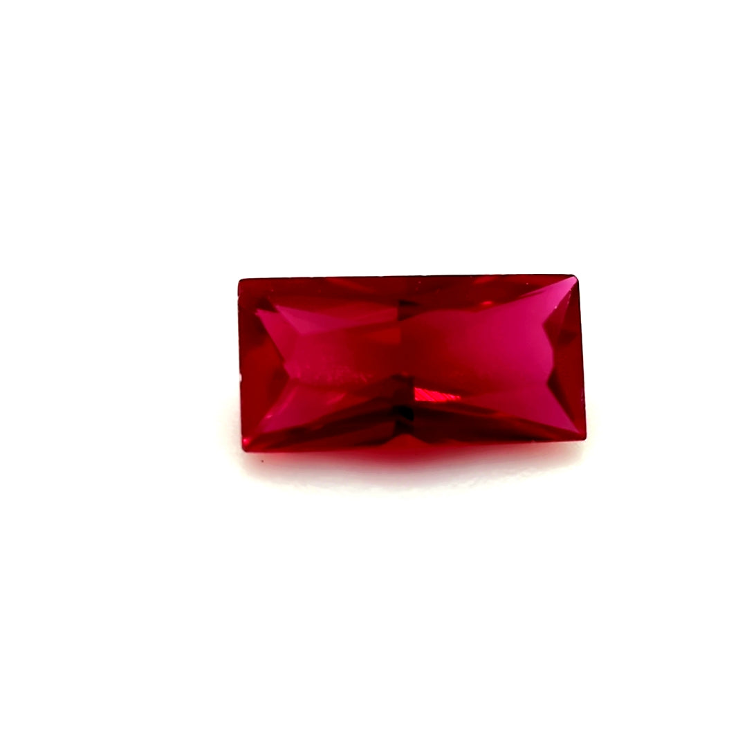 Straight Baguette Synthetic Garnet Corundum