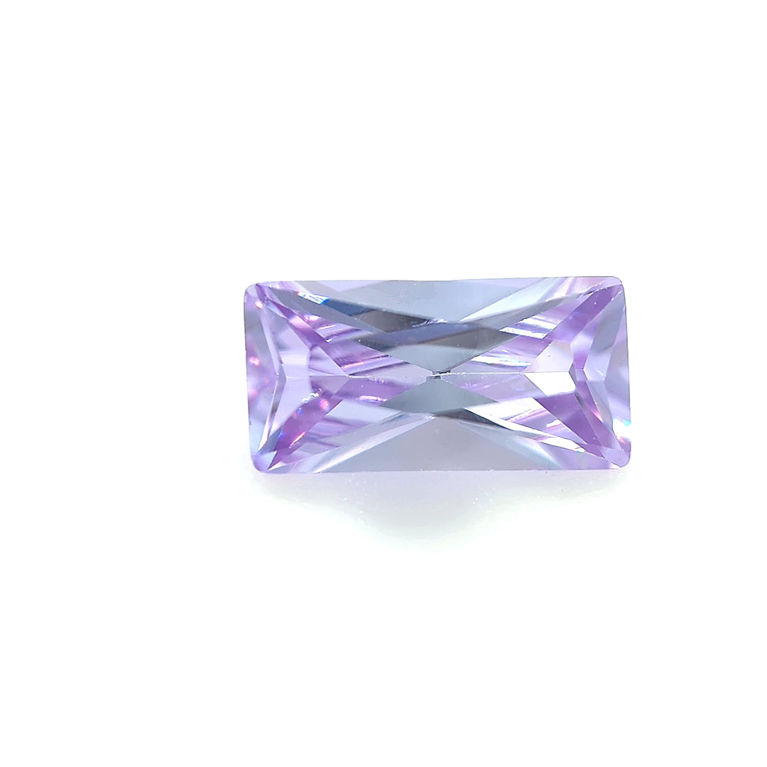 Straight Baguette Lavender CZ