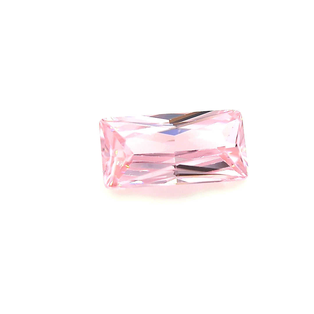 Straight Baguette Pink CZ