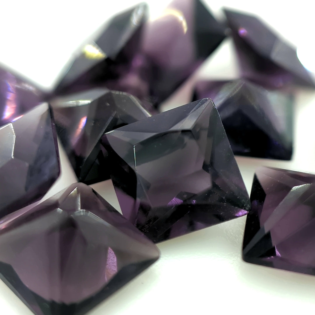 Square Amethyst Glass