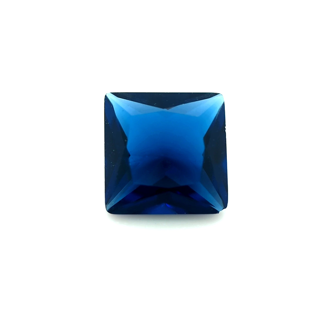 Square Blue Glass