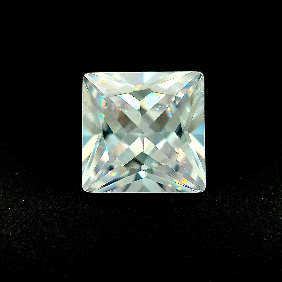 Square White CZ