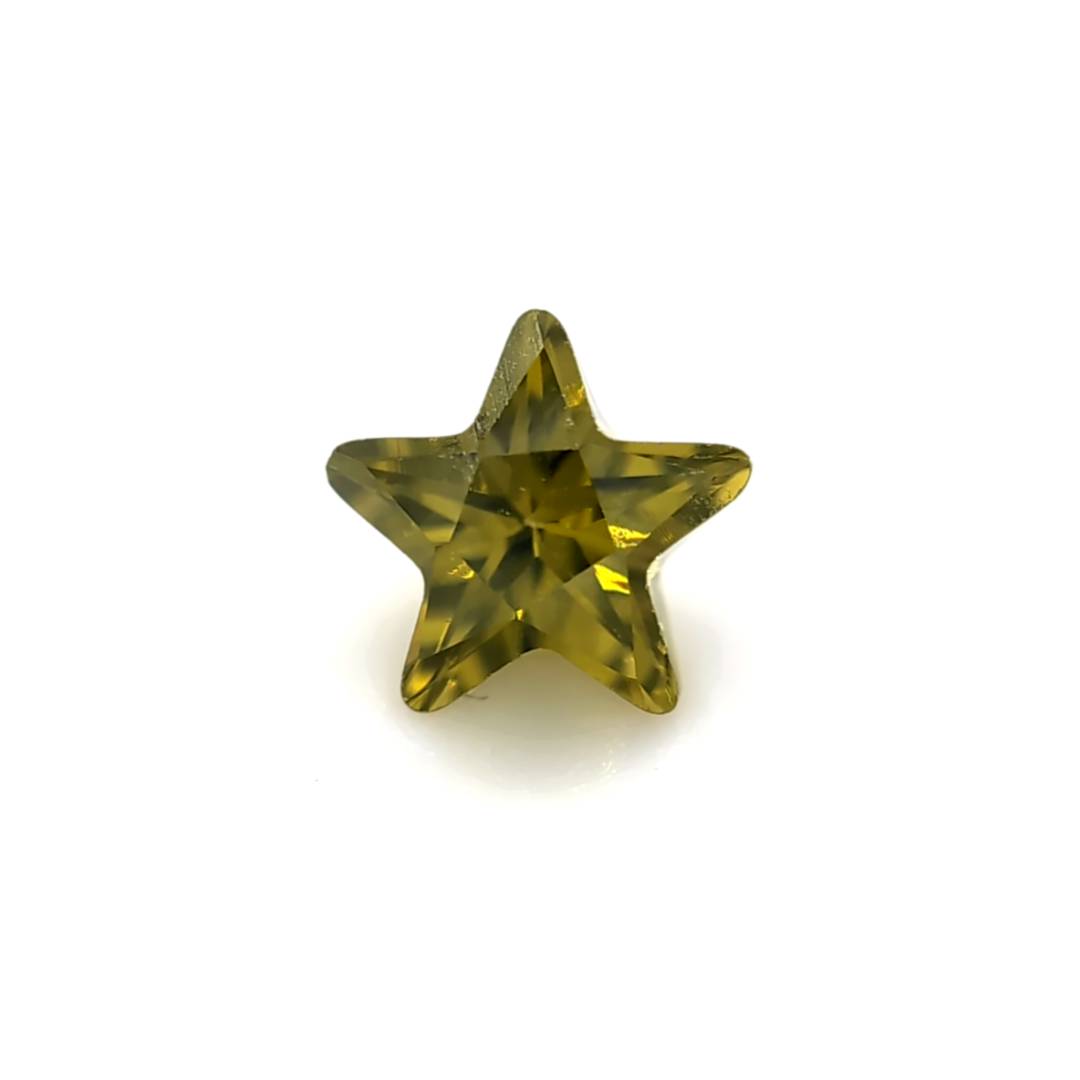 Star Dark Peridot CZ