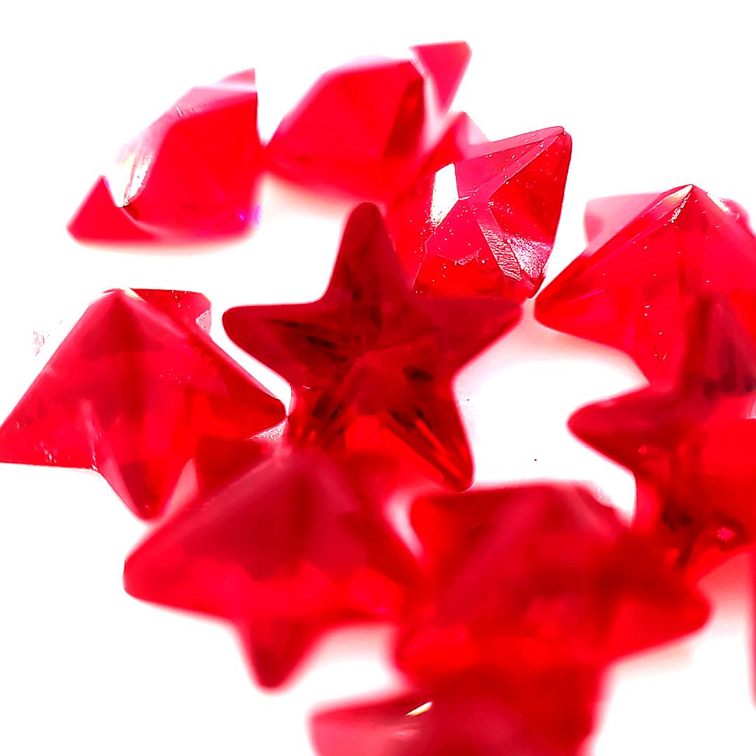Star Red Glass