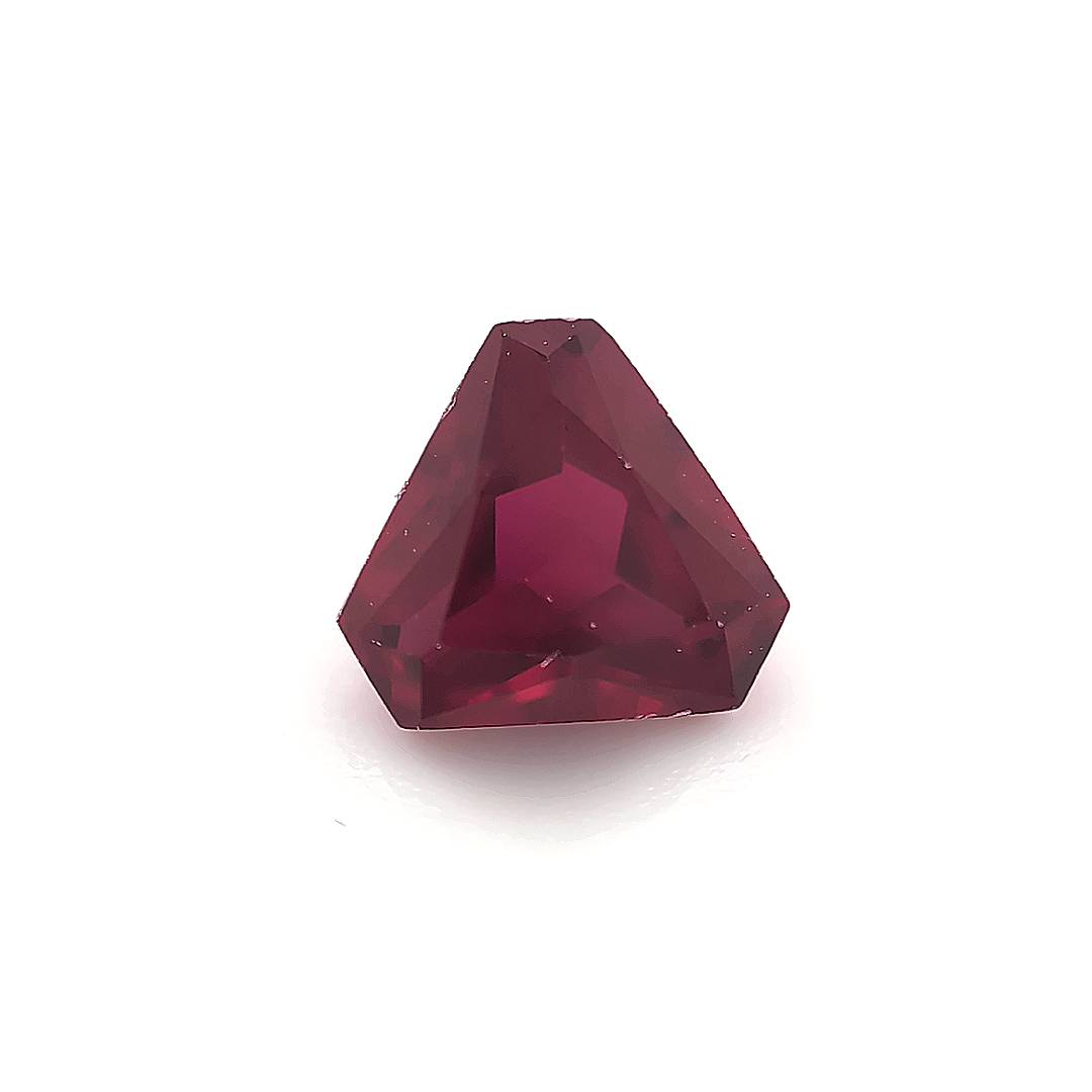 Triangle with Cut Corners Synthetic Garnet Corundum