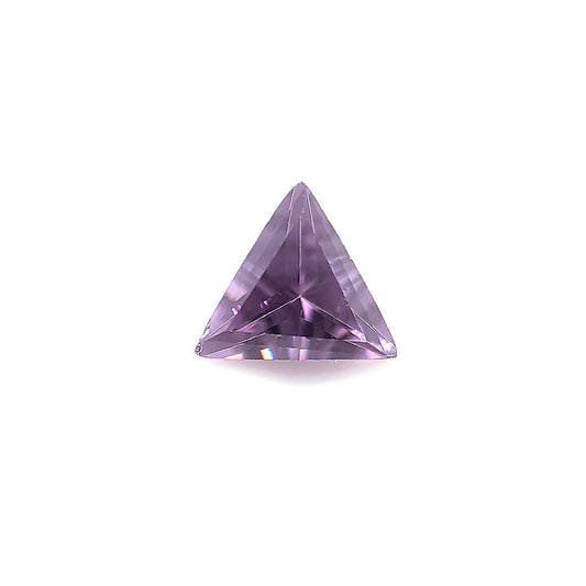 Triangle with Points Amethyst CZ