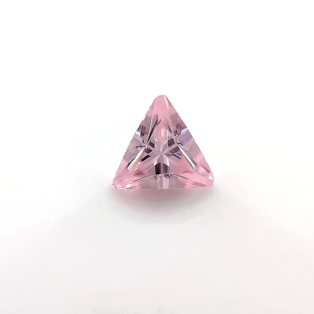 Triangle with Points Pink CZ