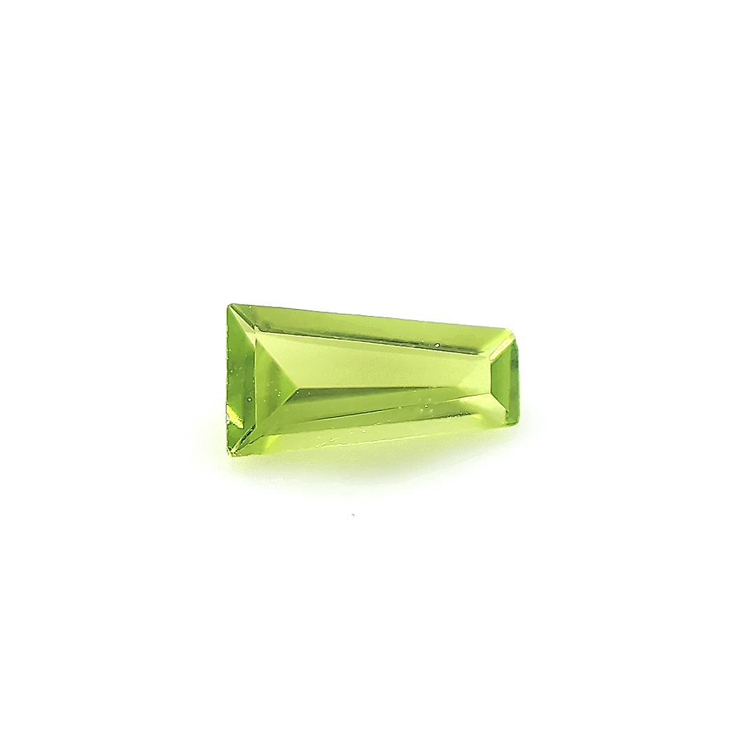 Tapered Baguette Peridot Glass