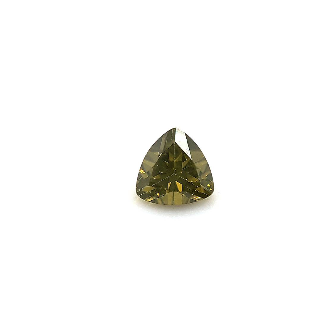 Trillion Dark Peridot CZ