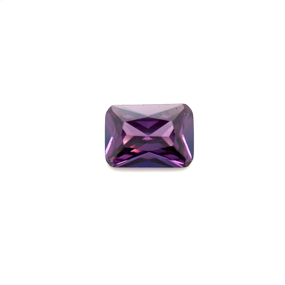 Octagon Amethyst CZ