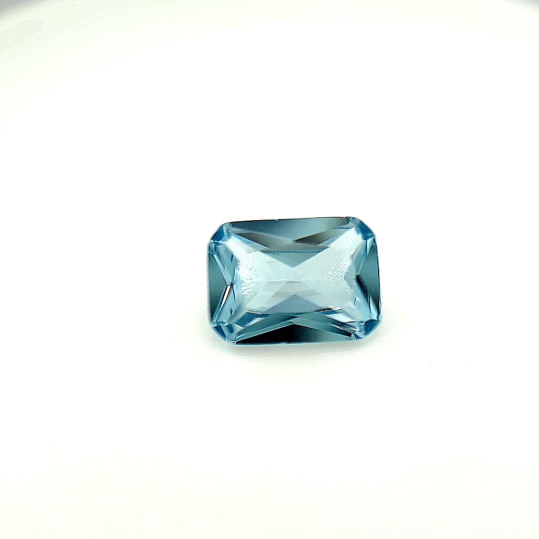 Octagon Synthetic Aquamarine Spinel