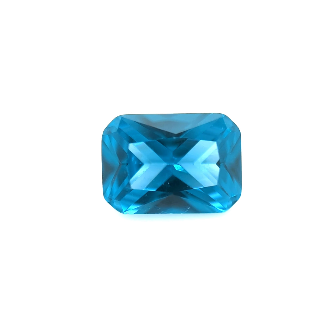 Octagon Synthetic Blue Zircon Spinel