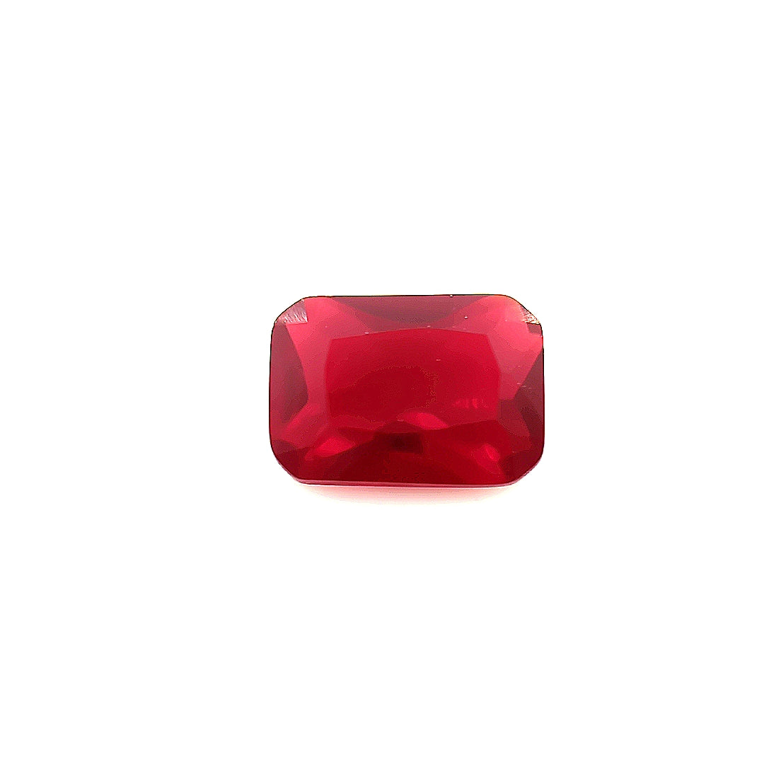 Octagon Garnet Glass