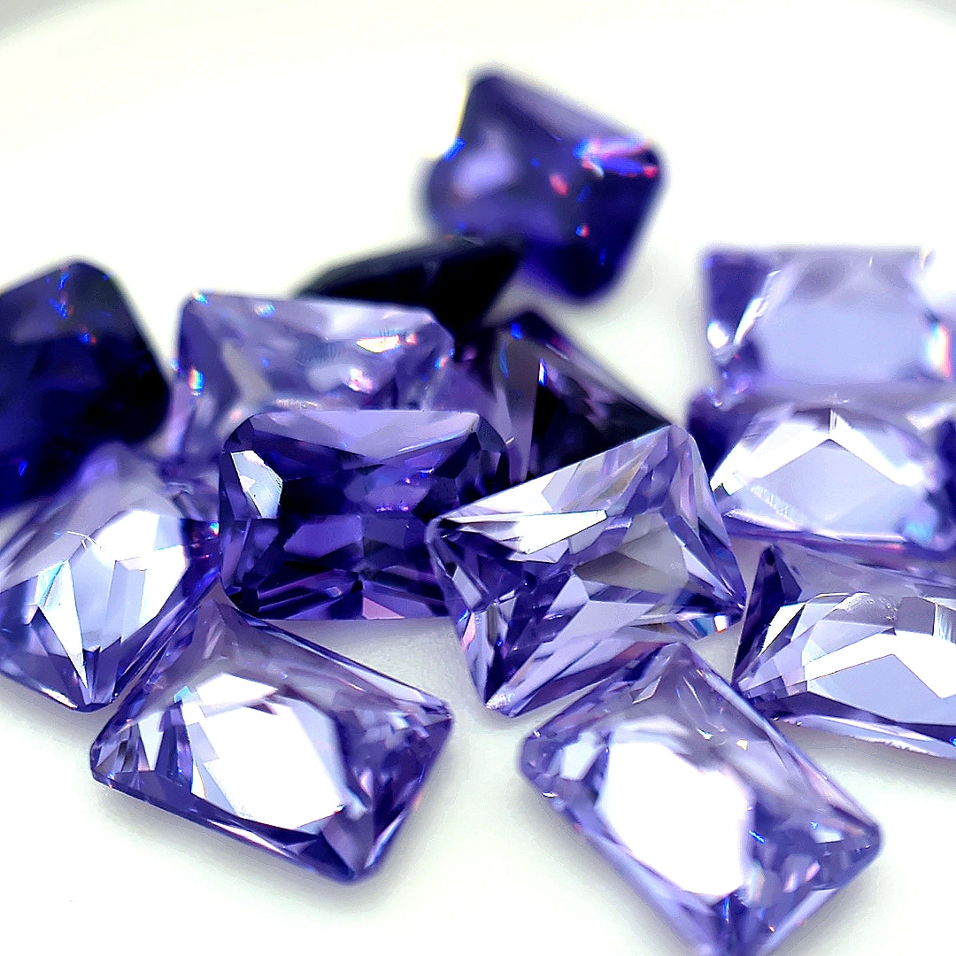 Octagon Tanzanite CZ