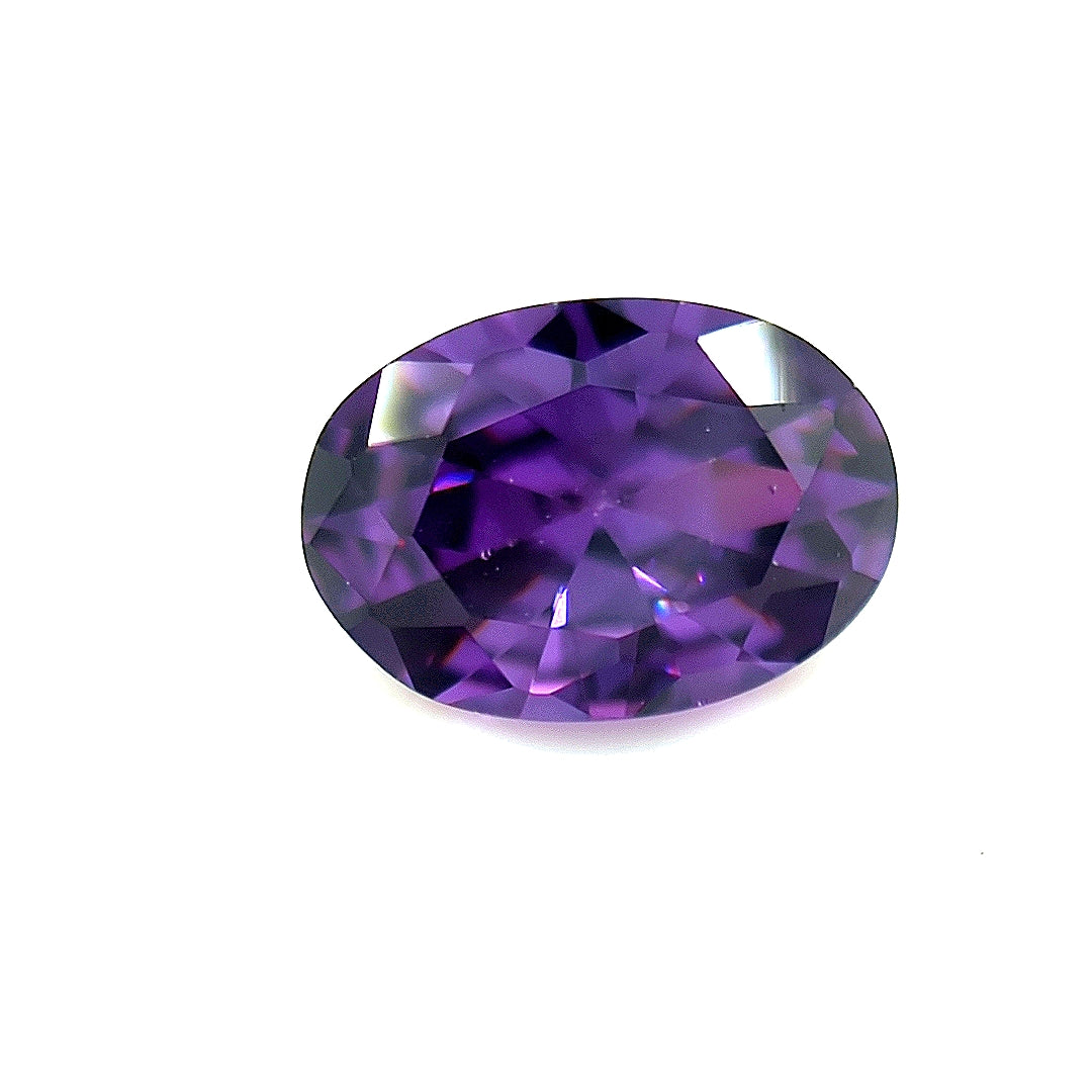 Oval Amethyst CZ