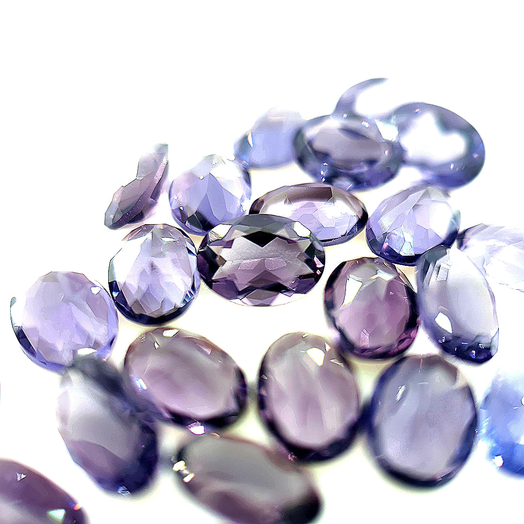 Oval Amethyst Glass