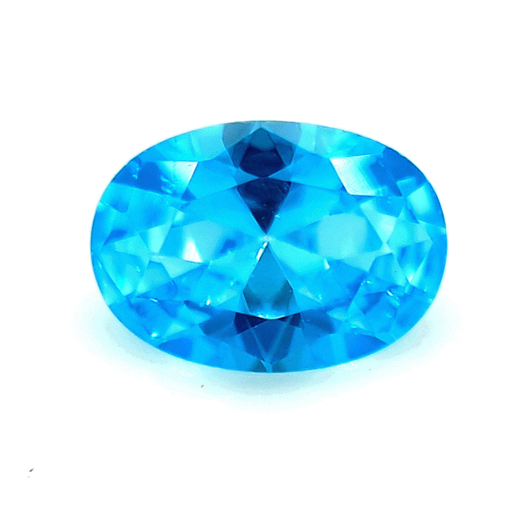 Oval Blue CZ