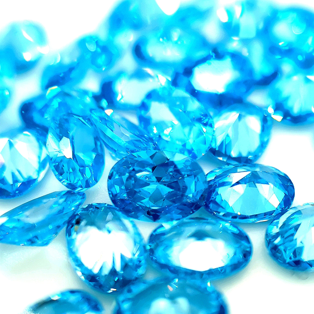 Oval Blue CZ