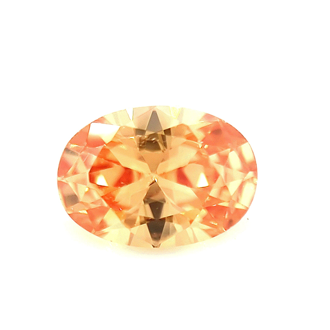 Oval Champagne CZ