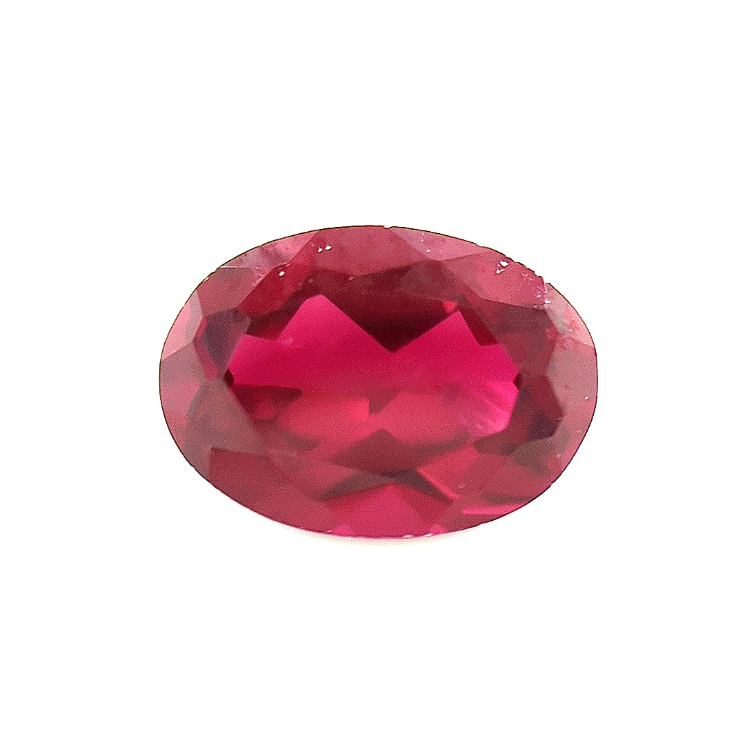 Oval Synthetic Garnet Corundum