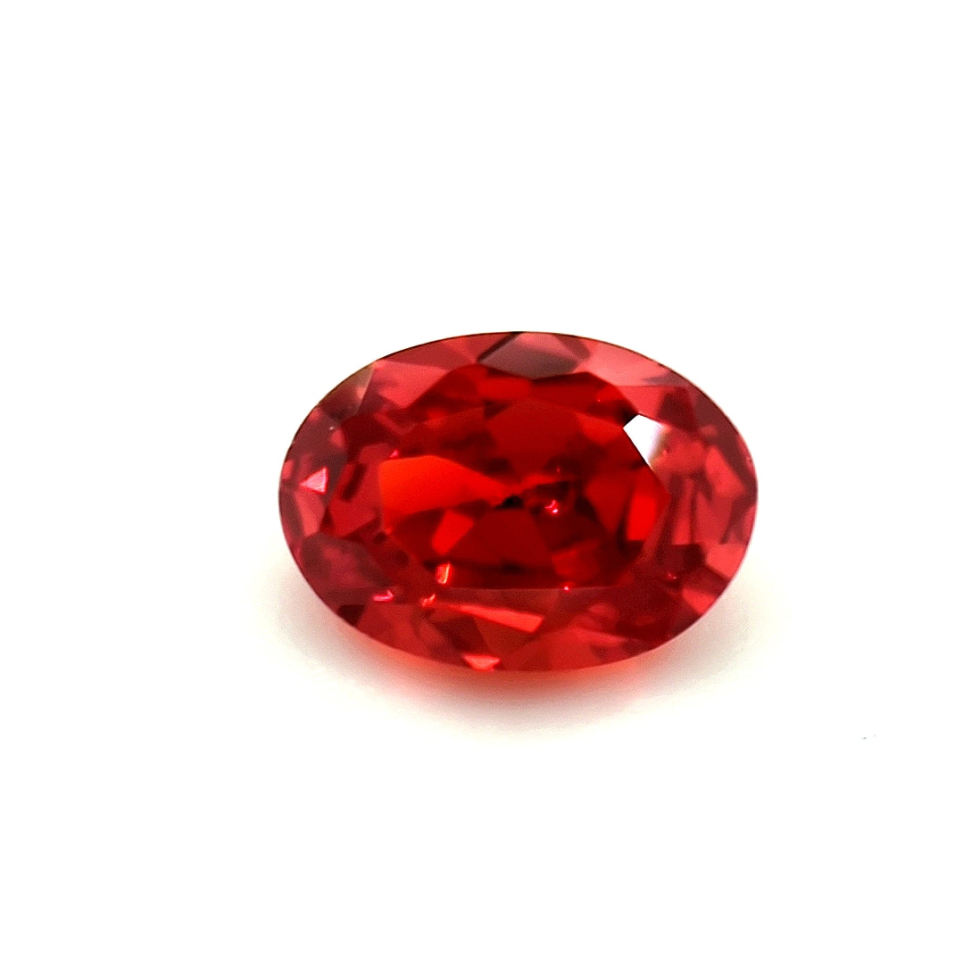 Oval Garnet CZ